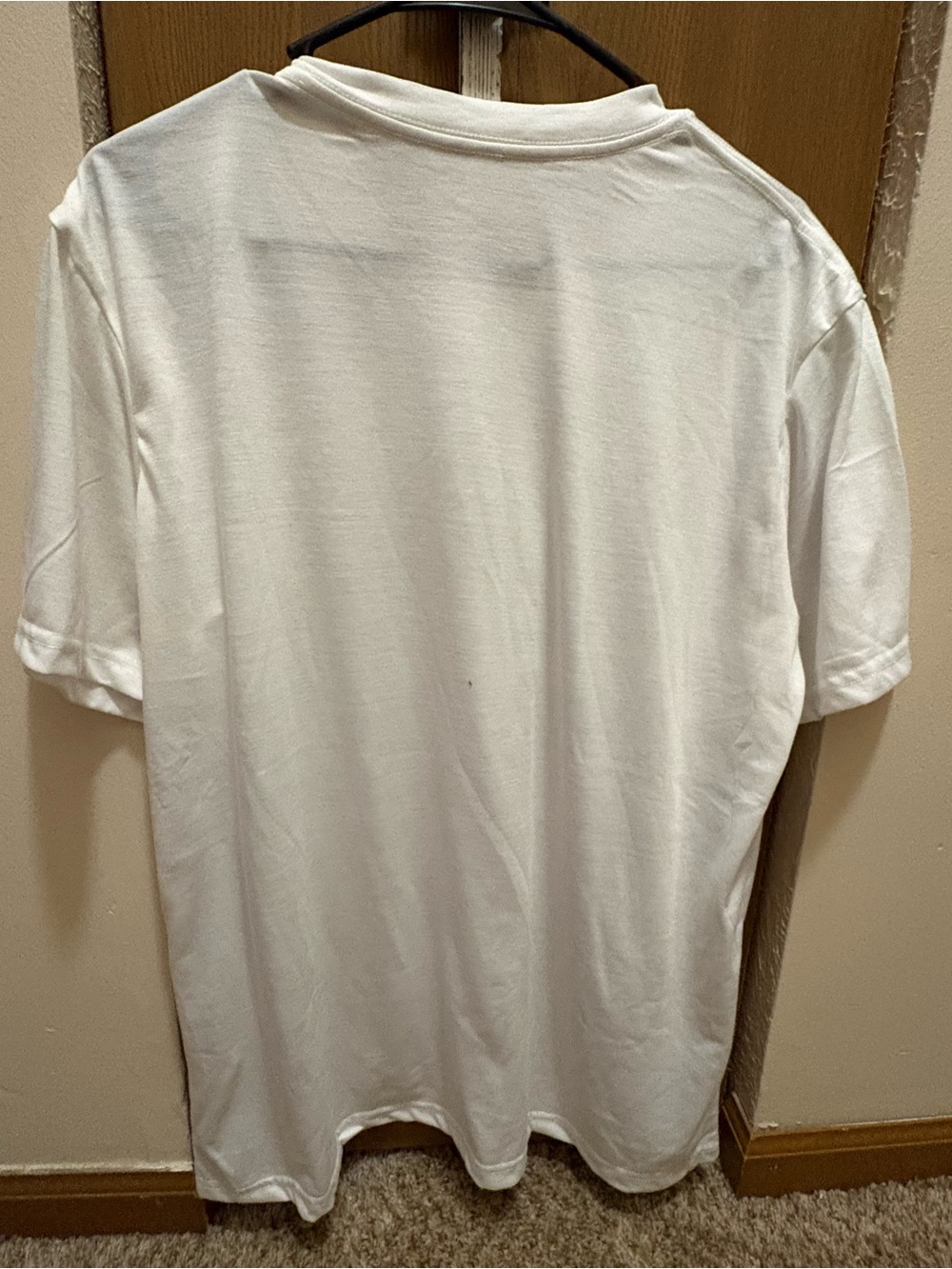 "Blessed" Script Cross White Tee - Picture 3 of 3